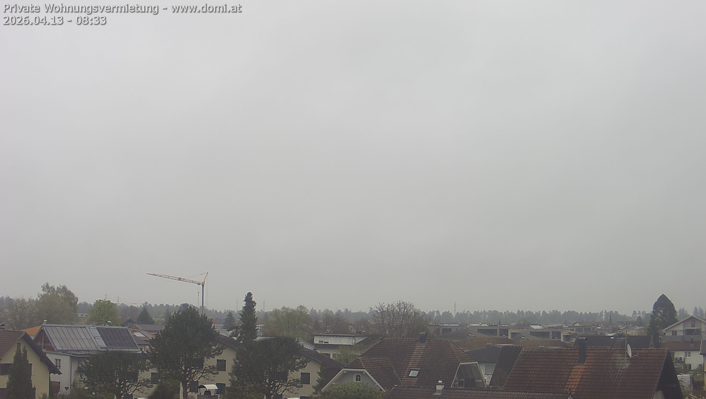 Archived image Webcam View from Feldkirch over the Rhine Valley to the Hohe Kugel