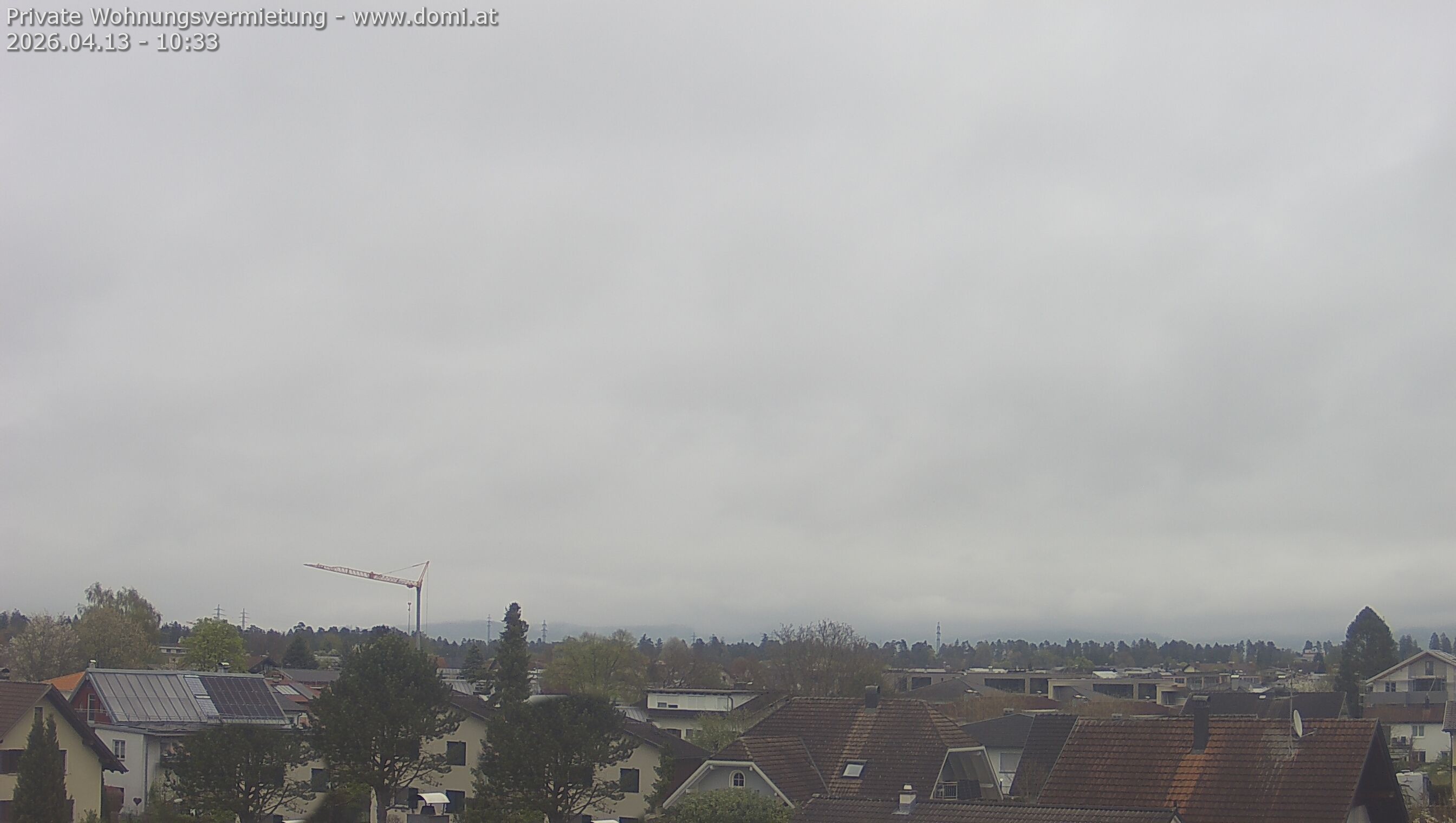 Archived image Webcam View from Feldkirch over the Rhine Valley to the Hohe Kugel