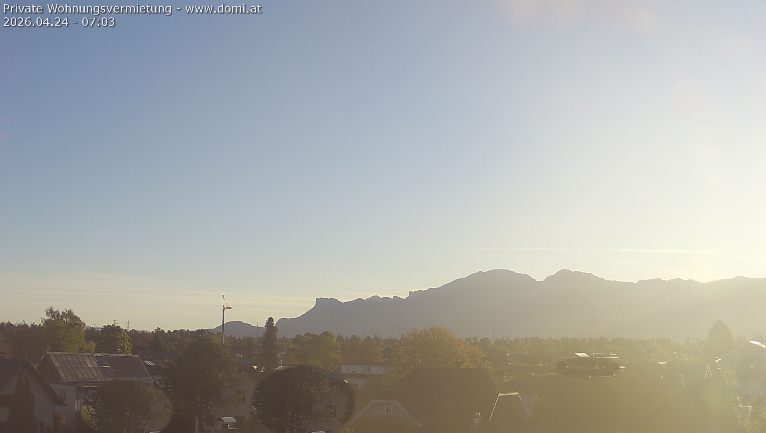 Archiv Foto Webcam Ausblick von Feldkirch über das Rheintal auf die Hohe Kugel