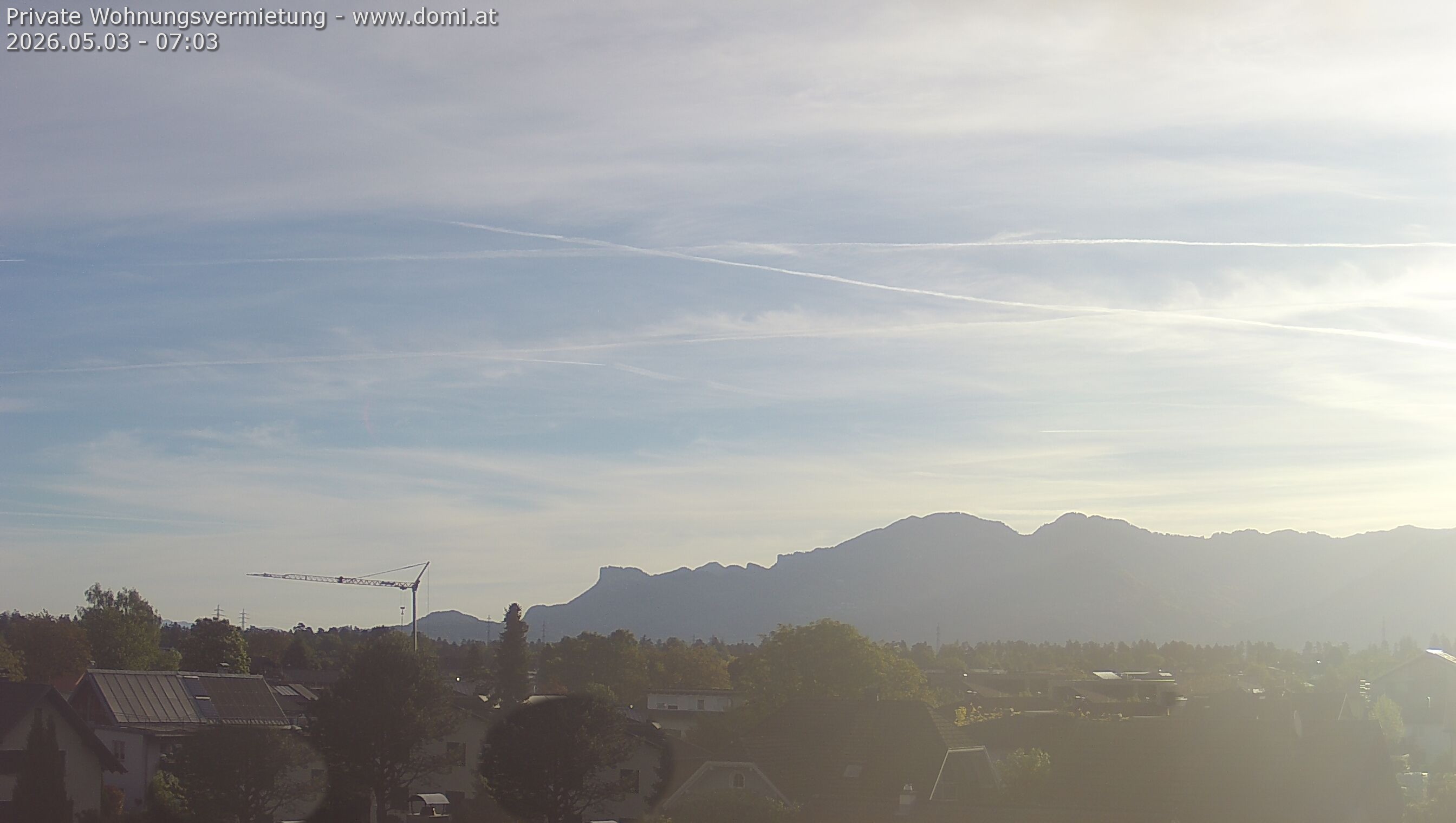 Archiv Foto Webcam Ausblick von Feldkirch über das Rheintal auf die Hohe Kugel