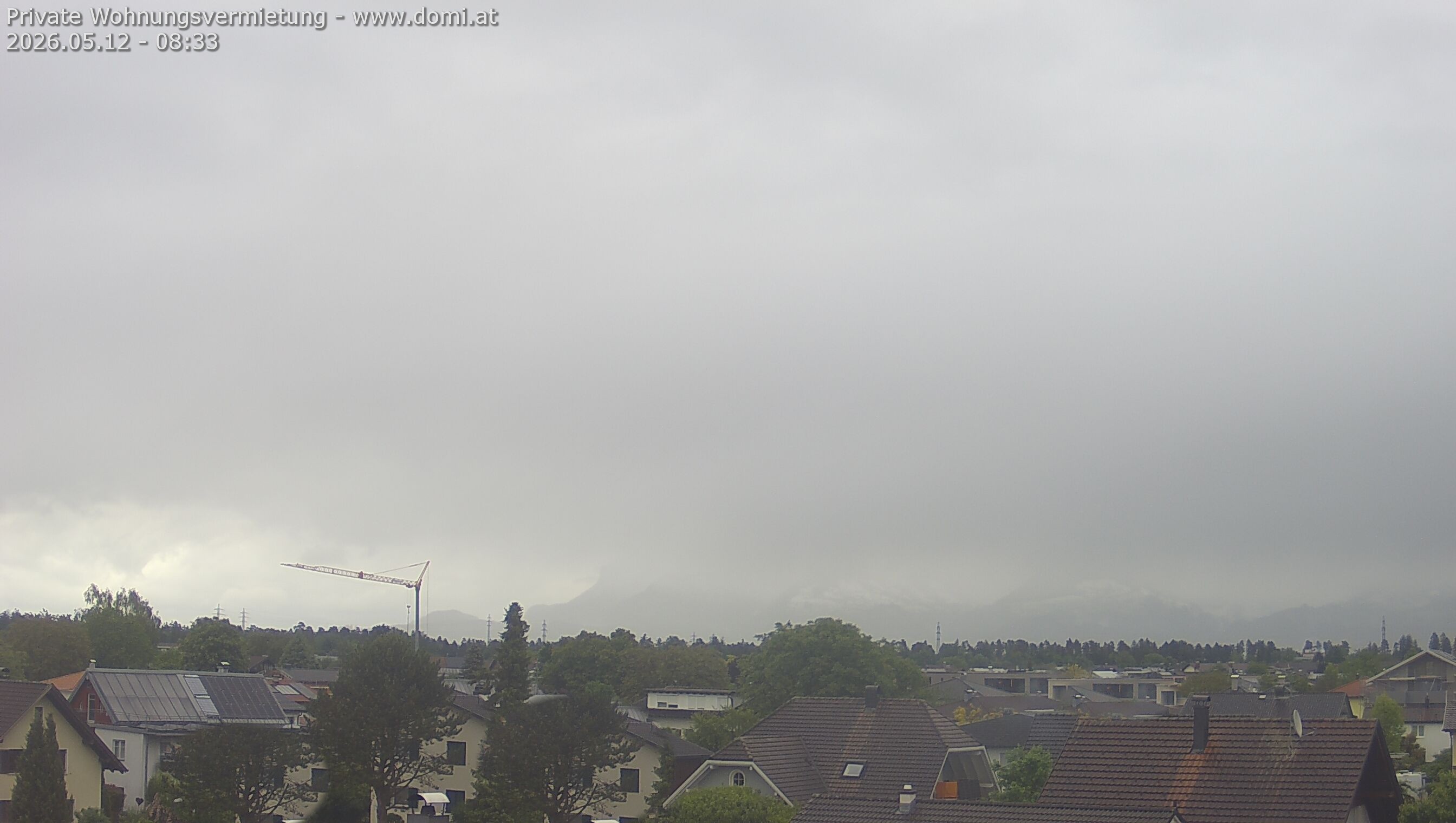Archiv Foto Webcam Ausblick von Feldkirch über das Rheintal auf die Hohe Kugel