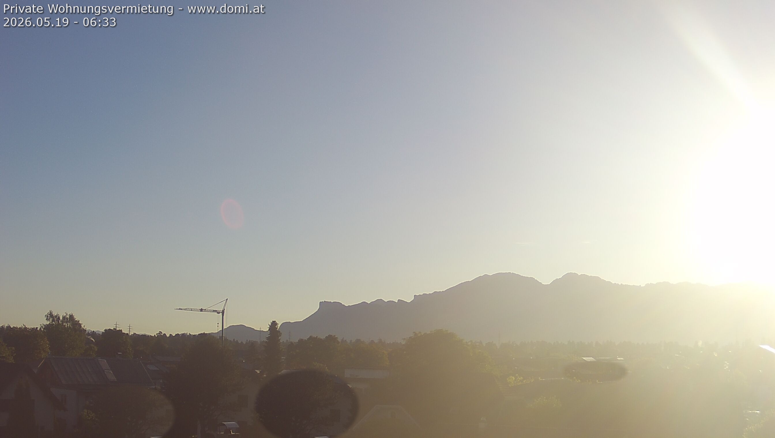 Archiv Foto Webcam Ausblick von Feldkirch über das Rheintal auf die Hohe Kugel