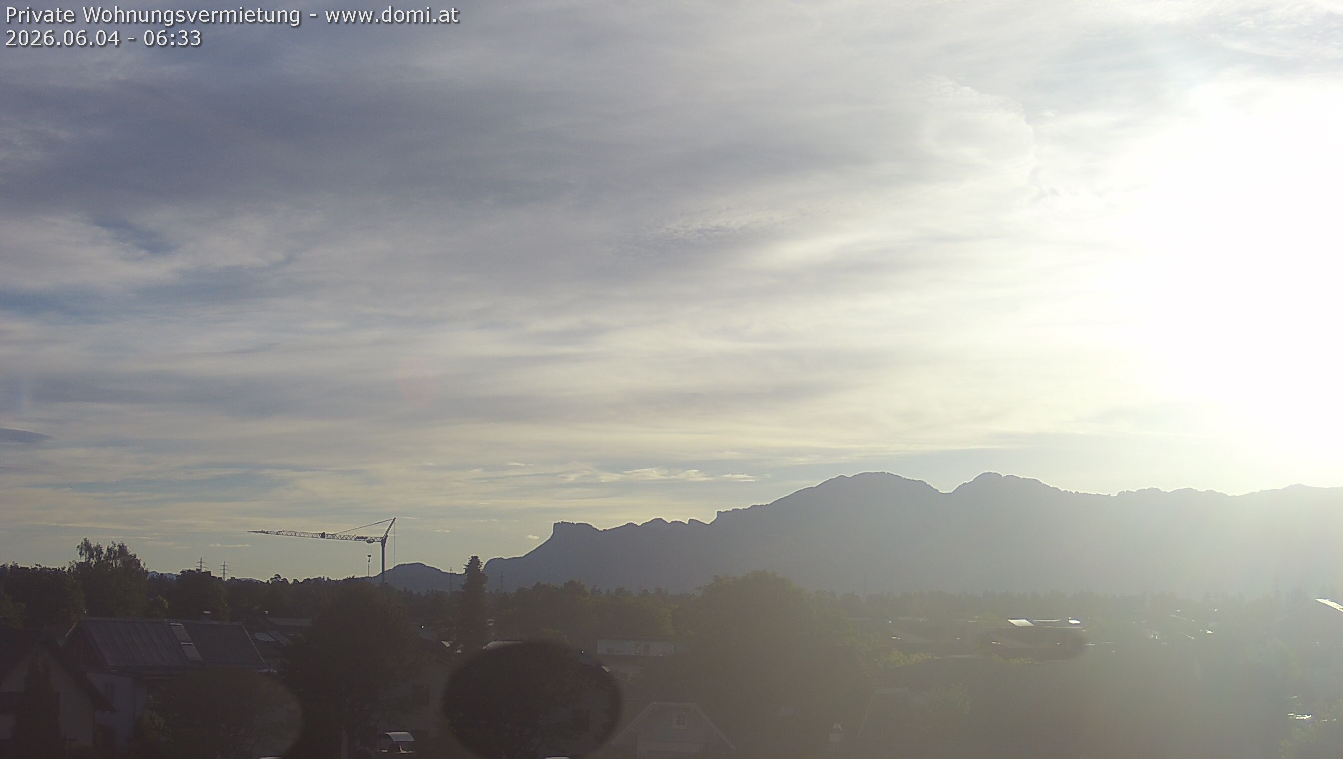 Archiv Foto Webcam Ausblick von Feldkirch über das Rheintal auf die Hohe Kugel
