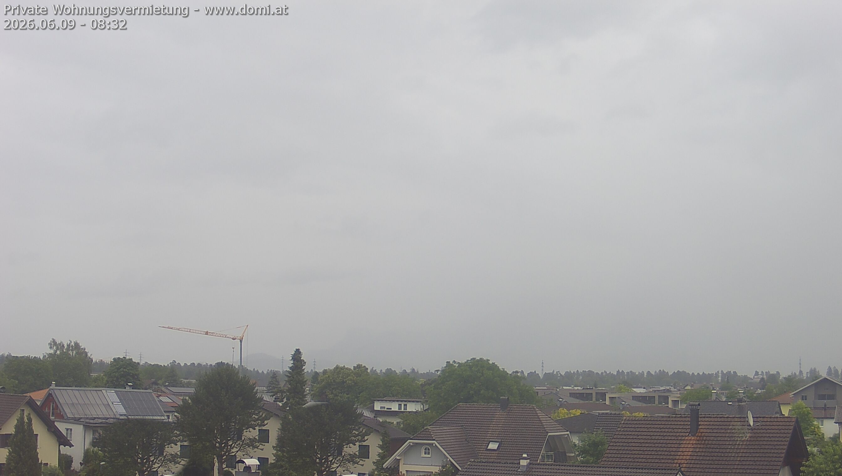 Archiv Foto Webcam Ausblick von Feldkirch über das Rheintal auf die Hohe Kugel
