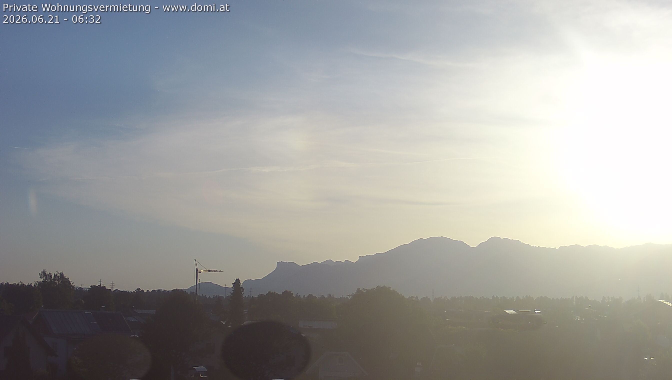 Archiv Foto Webcam Ausblick von Feldkirch über das Rheintal auf die Hohe Kugel