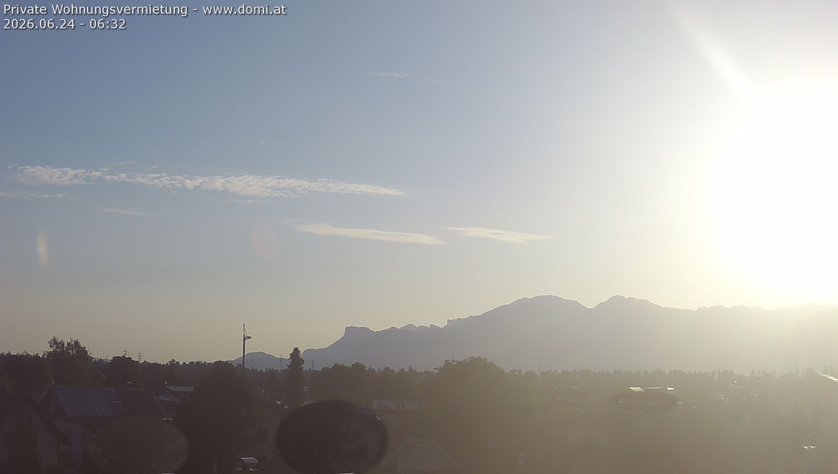 Archiv Foto Webcam Ausblick von Feldkirch über das Rheintal auf die Hohe Kugel