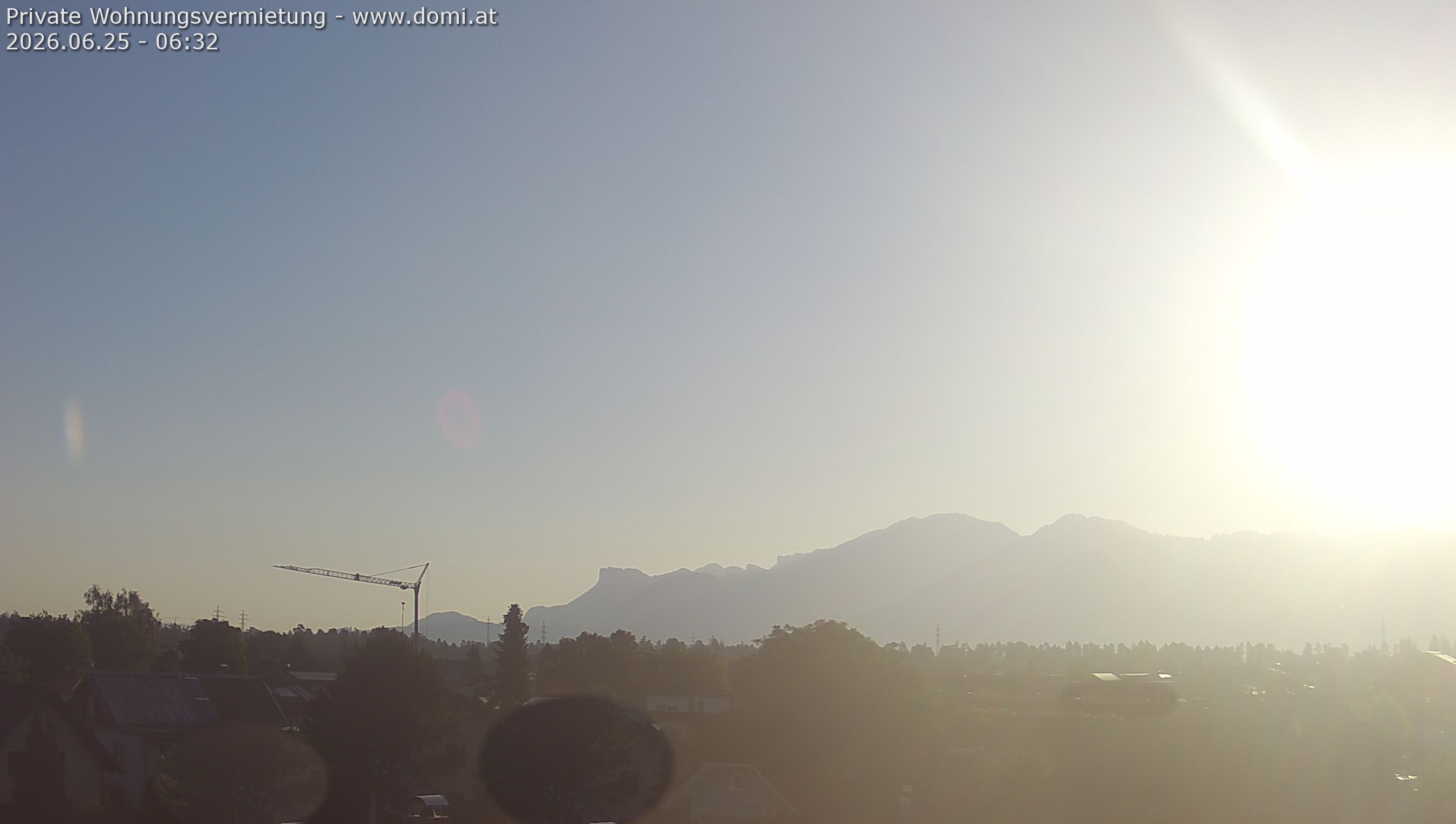 Archiv Foto Webcam Ausblick von Feldkirch über das Rheintal auf die Hohe Kugel