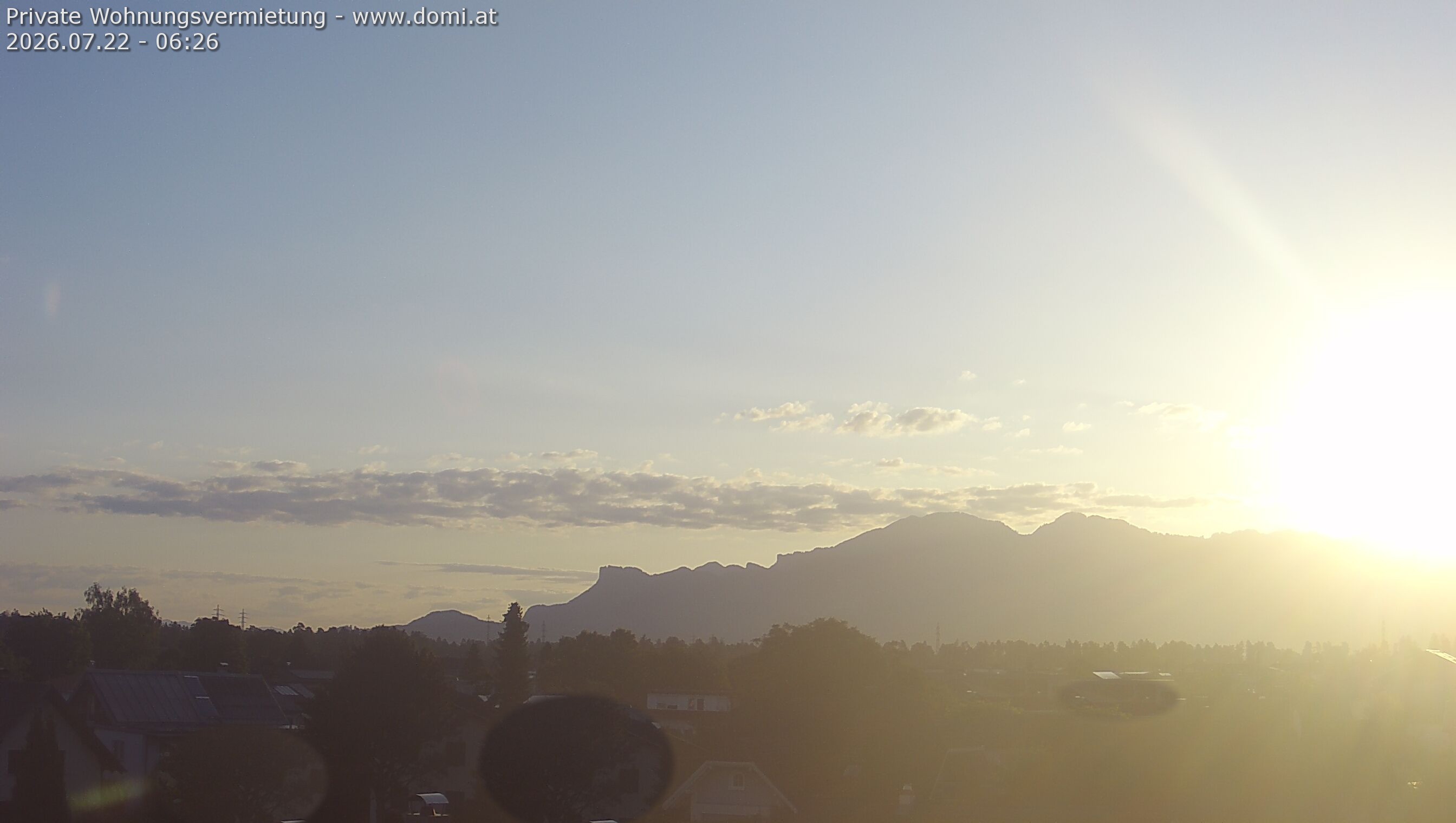 Archiv Foto Webcam Ausblick von Feldkirch über das Rheintal auf die Hohe Kugel