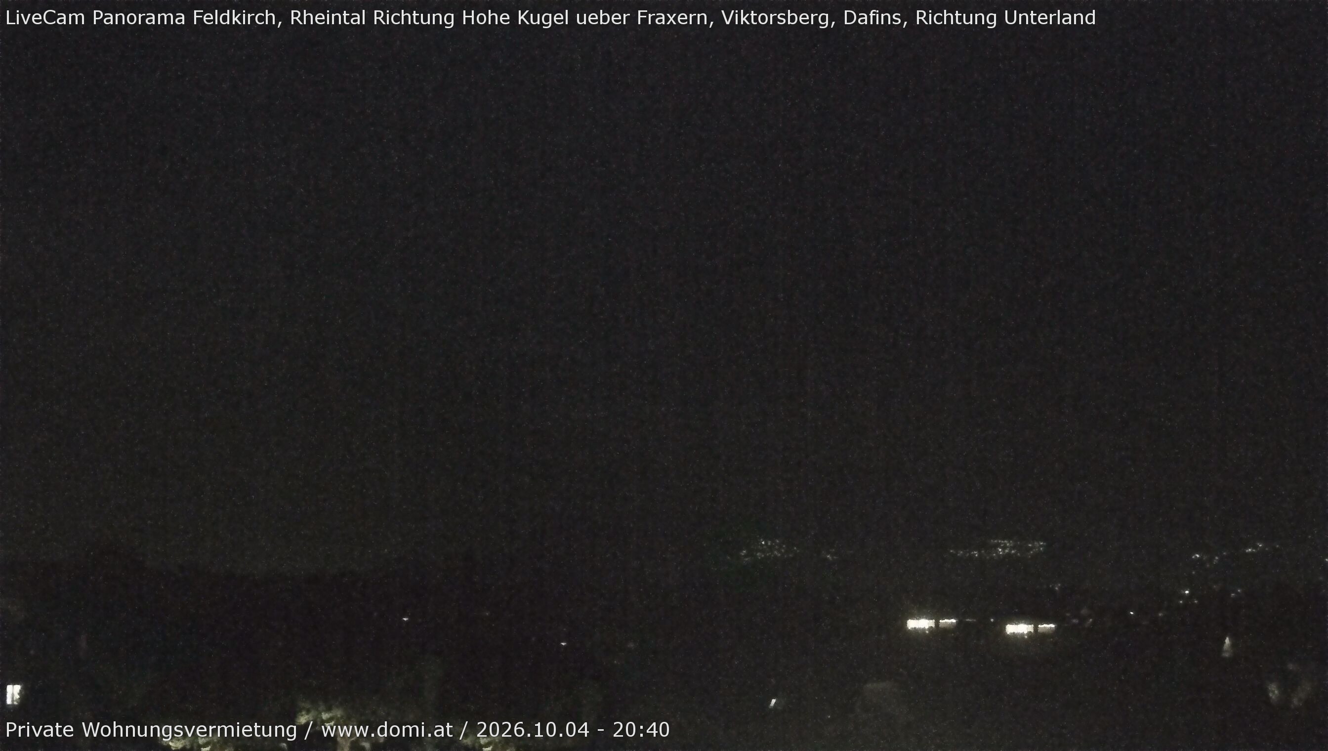 Archiv Foto Webcam Ausblick von Feldkirch über das Rheintal auf die Hohe Kugel
