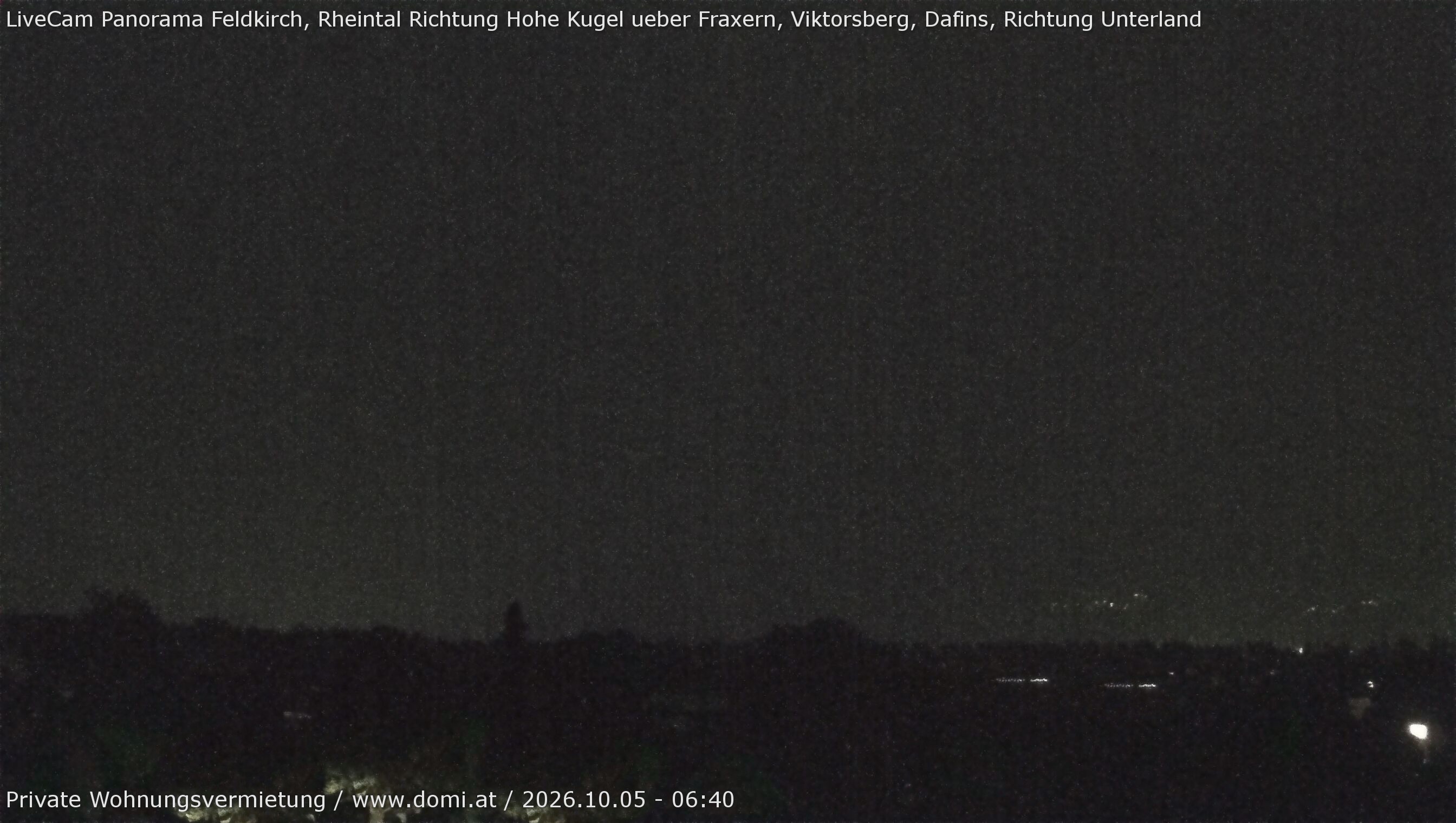 Archiv Foto Webcam Ausblick von Feldkirch über das Rheintal auf die Hohe Kugel