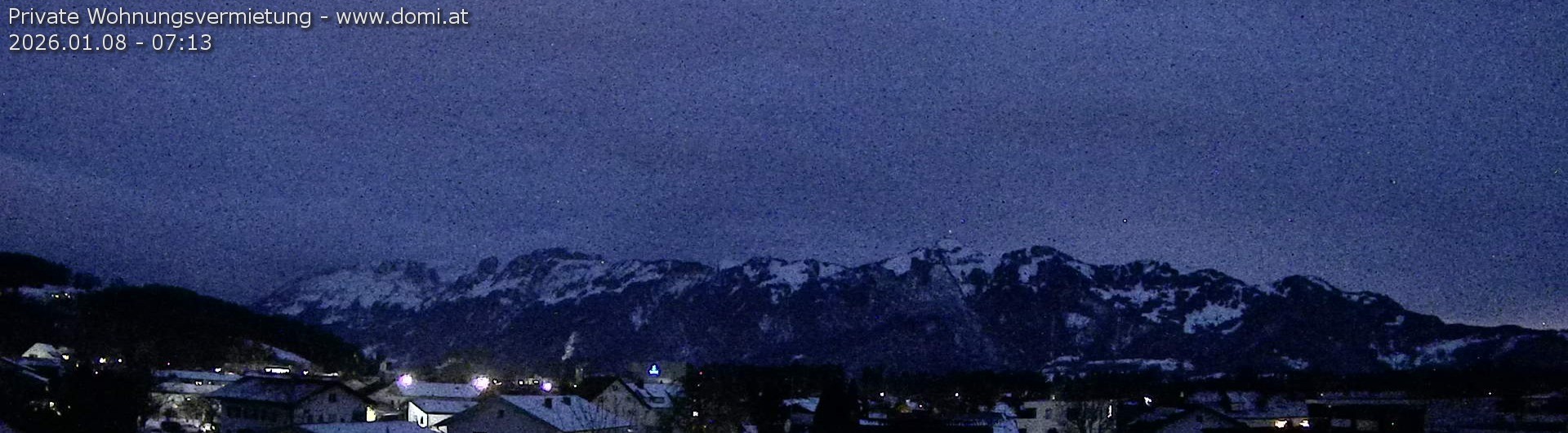 Archiv Foto Webcam Ausblick über Gisingen auf Hohen Kasten