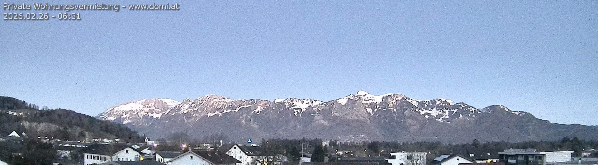 Archived image Webcam View over Gisingen to Hoher Kasten