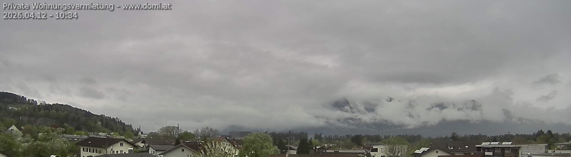 Archived image Webcam View over Gisingen to Hoher Kasten