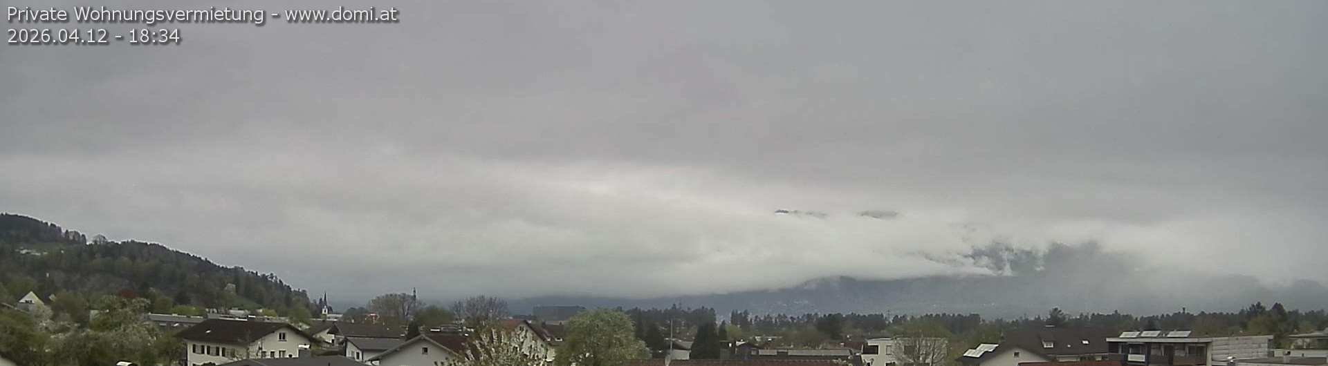 Archived image Webcam View over Gisingen to Hoher Kasten