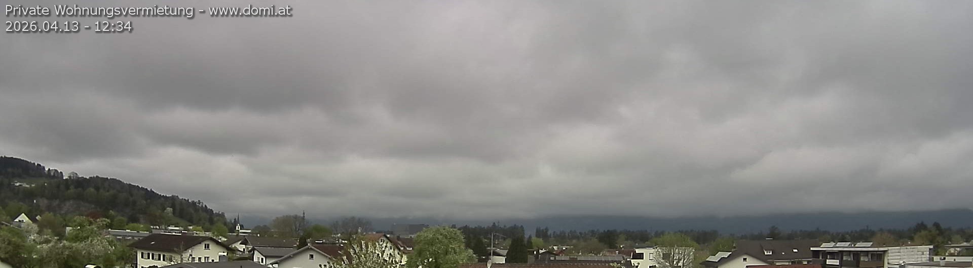 Archiv Foto Webcam Ausblick über Gisingen auf Hohen Kasten