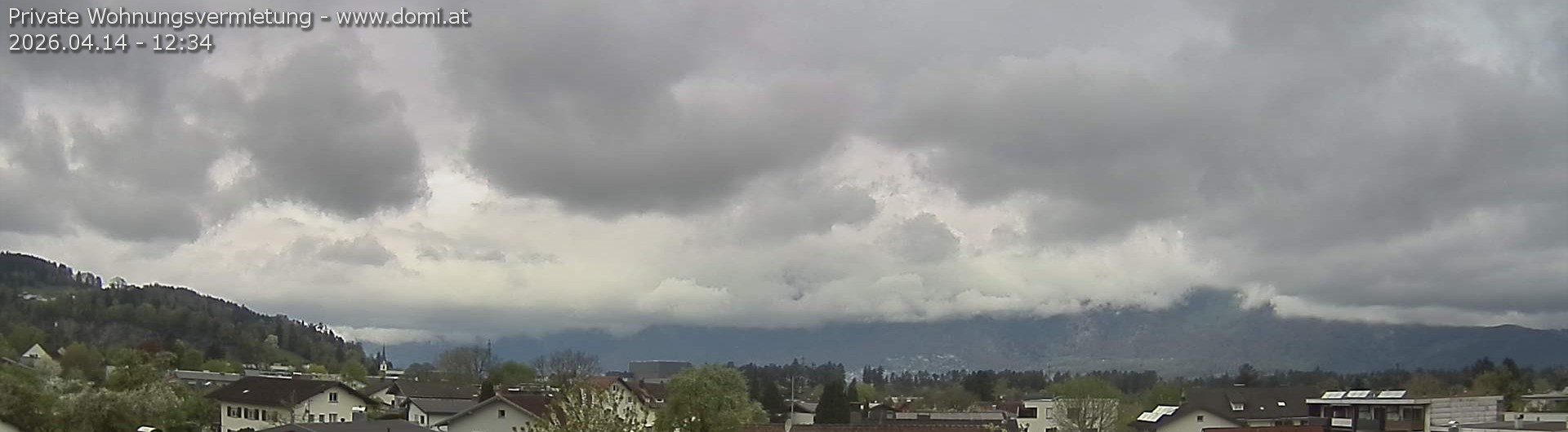 Archiv Foto Webcam Ausblick über Gisingen auf Hohen Kasten