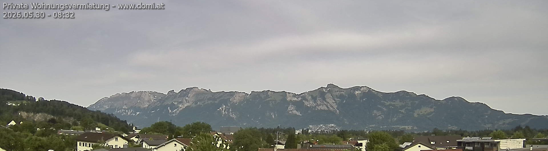 Archived image Webcam View over Gisingen to Hoher Kasten