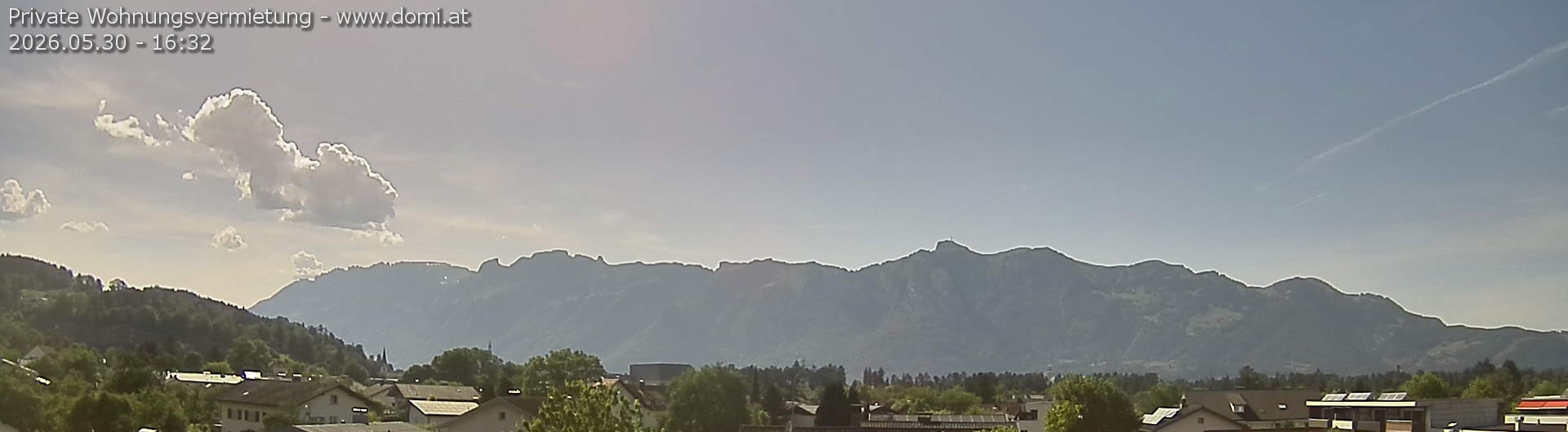 Archived image Webcam View over Gisingen to Hoher Kasten