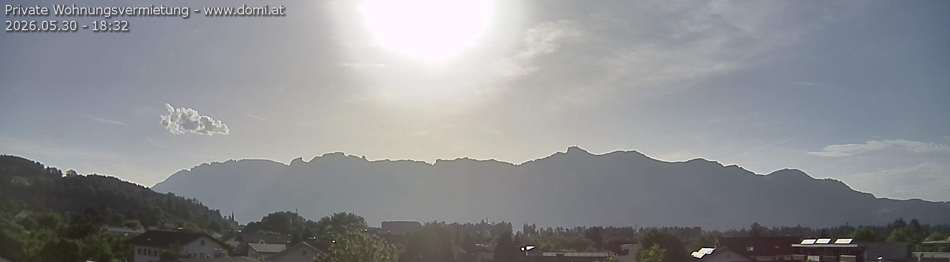 Archived image Webcam View over Gisingen to Hoher Kasten