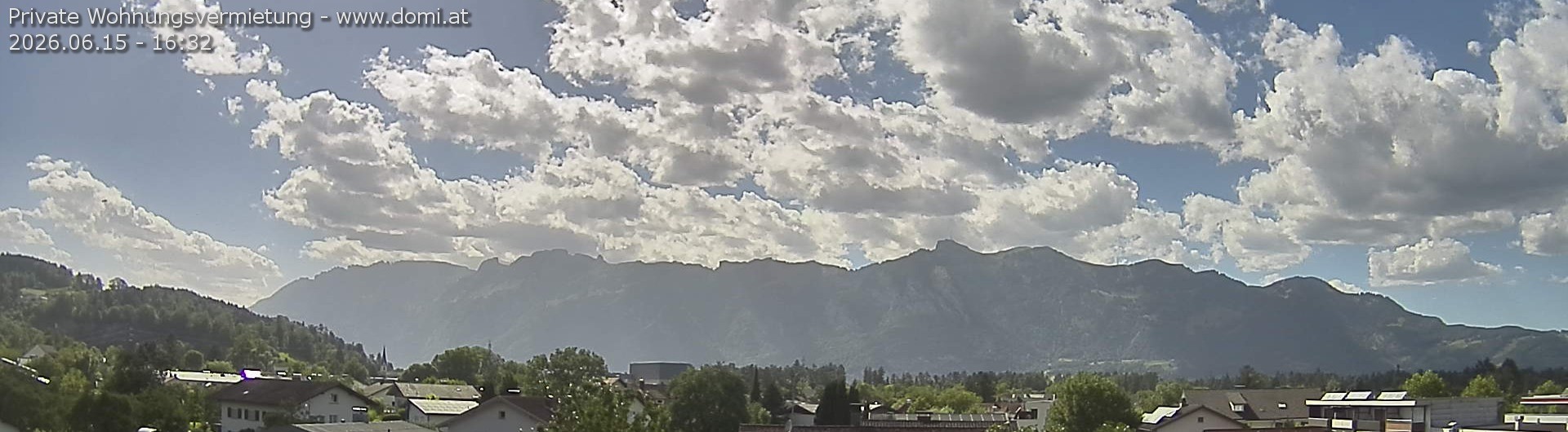 Archived image Webcam View over Gisingen to Hoher Kasten