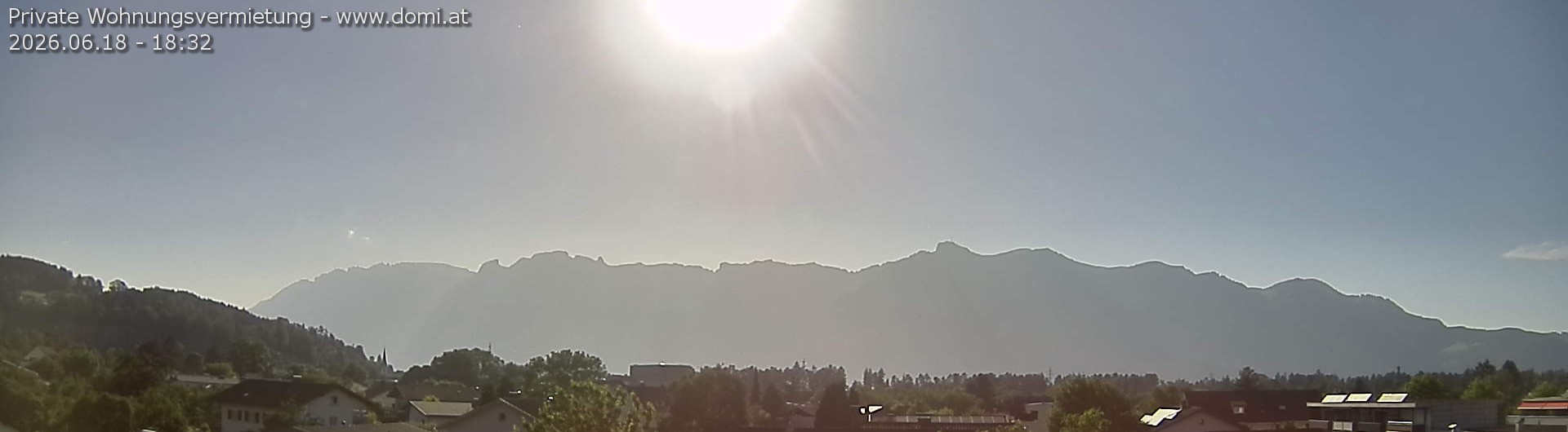 Archived image Webcam View over Gisingen to Hoher Kasten