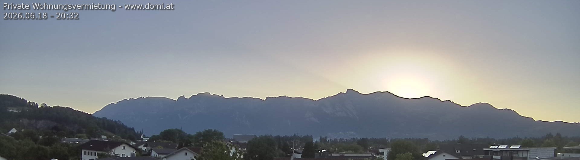 Archived image Webcam View over Gisingen to Hoher Kasten