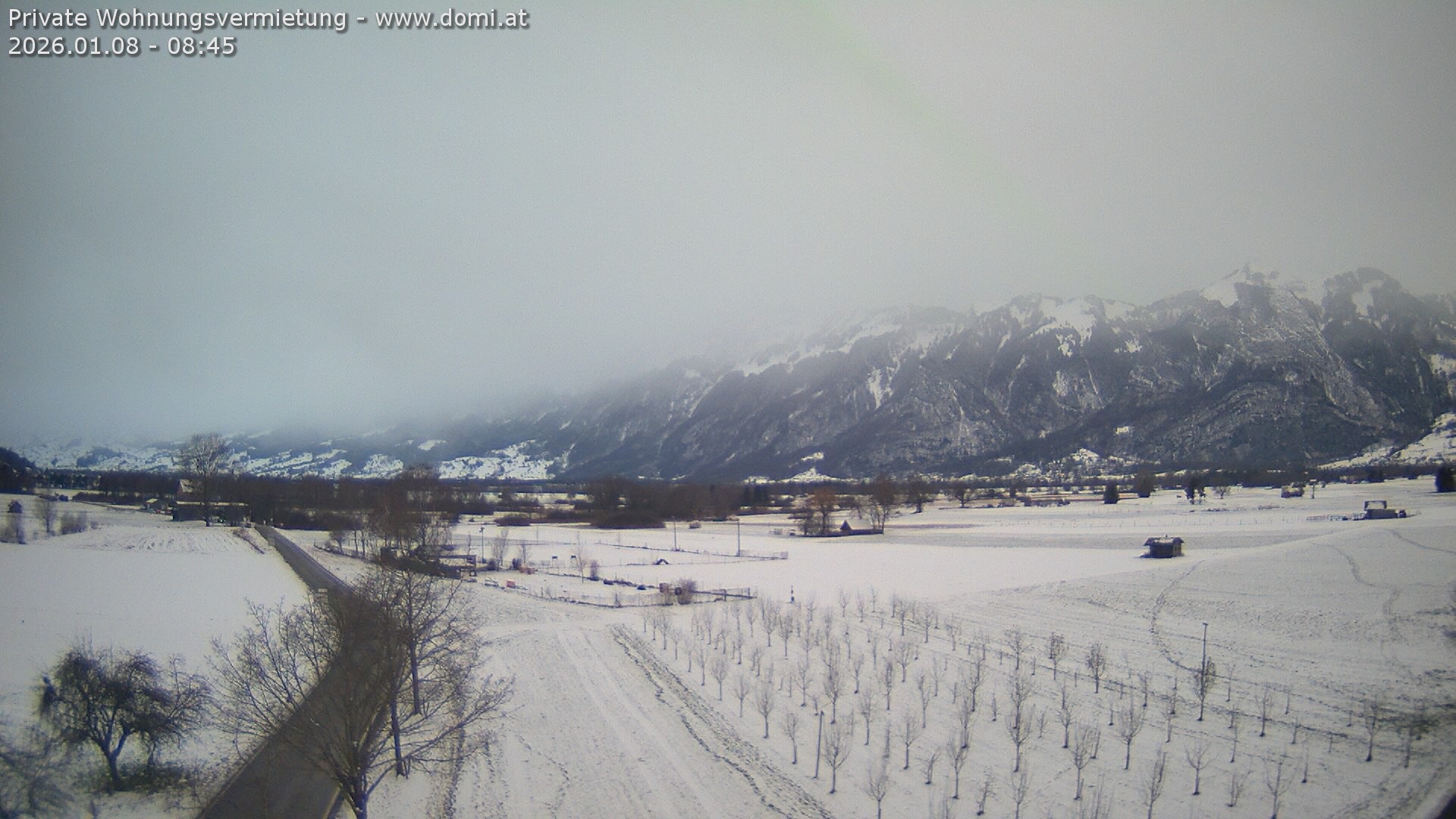 Archiv Foto Webcam Ausblick von Feldkirch auf Hohen Kasten, Furgglenfirst und Kamor