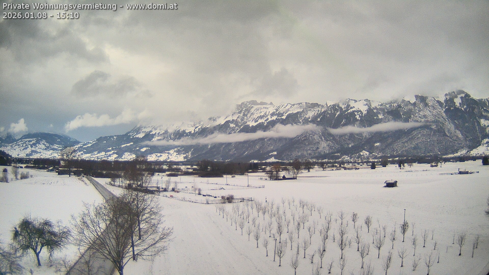 Archiv Foto Webcam Ausblick von Feldkirch auf Hohen Kasten, Furgglenfirst und Kamor