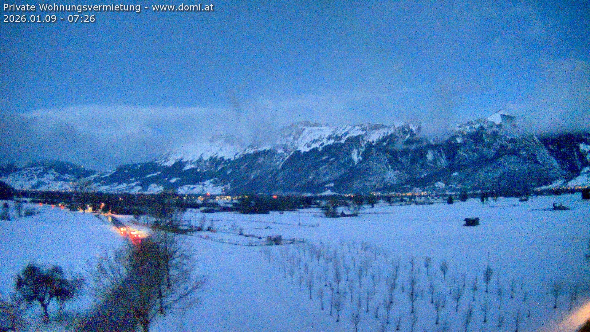 Archiv Foto Webcam Ausblick von Feldkirch auf Hohen Kasten, Furgglenfirst und Kamor