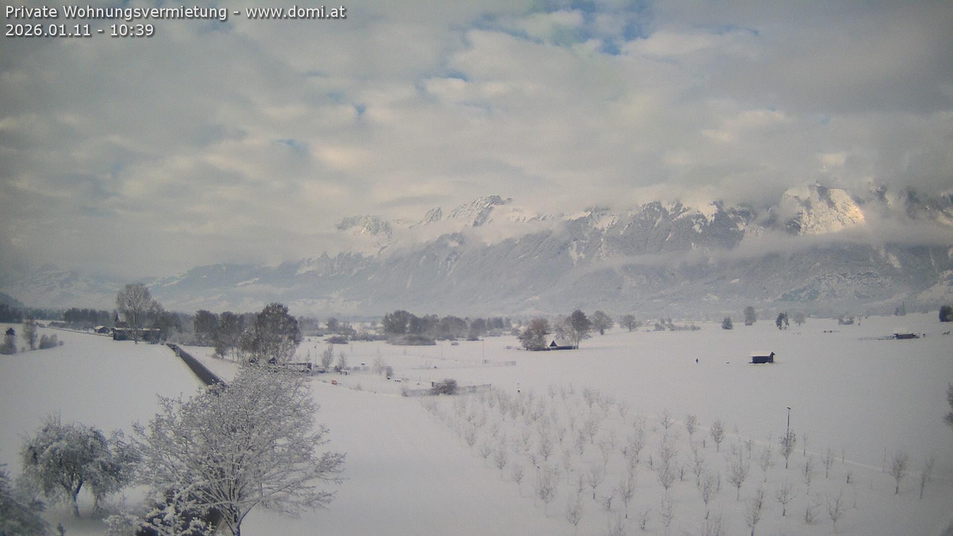 Archiv Foto Webcam Ausblick von Feldkirch auf Hohen Kasten, Furgglenfirst und Kamor