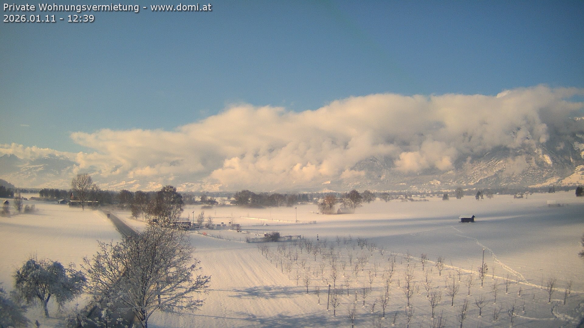 Archiv Foto Webcam Ausblick von Feldkirch auf Hohen Kasten, Furgglenfirst und Kamor