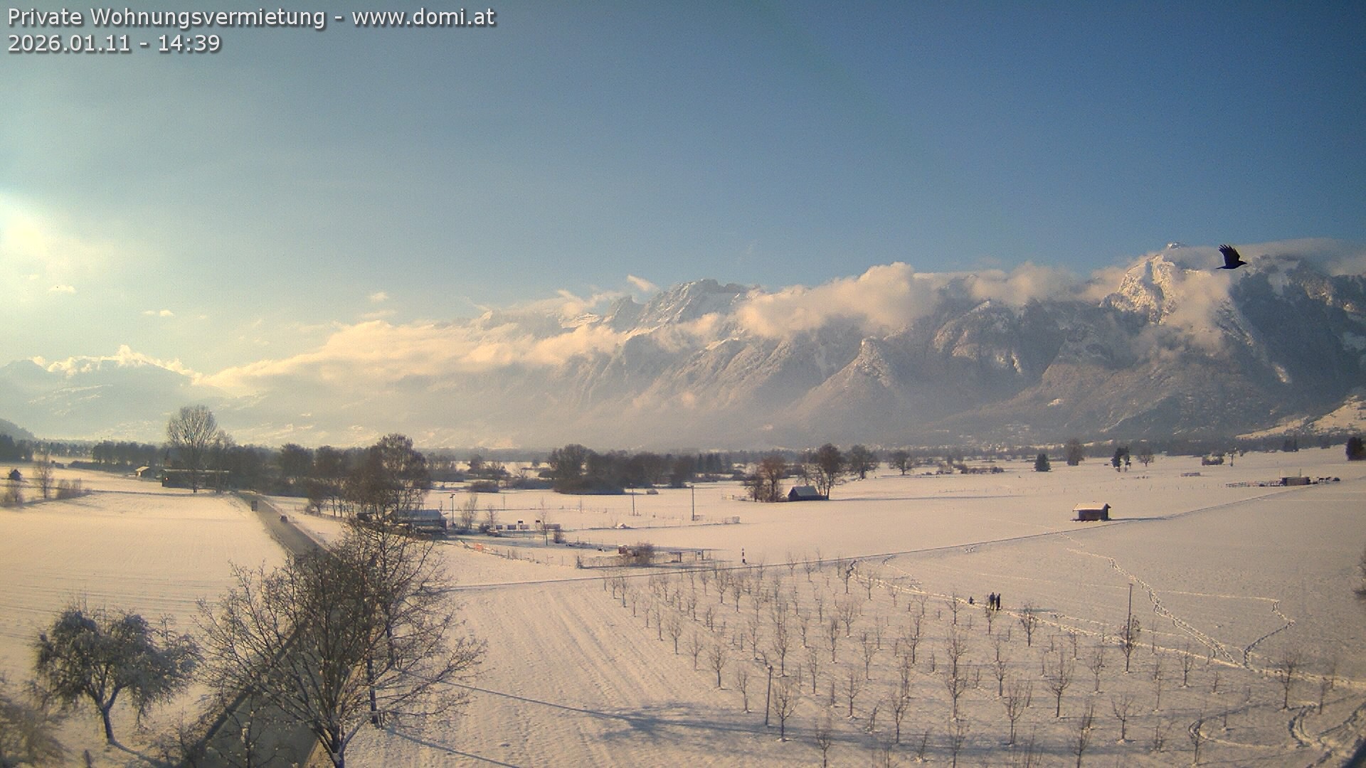 Archiv Foto Webcam Ausblick von Feldkirch auf Hohen Kasten, Furgglenfirst und Kamor