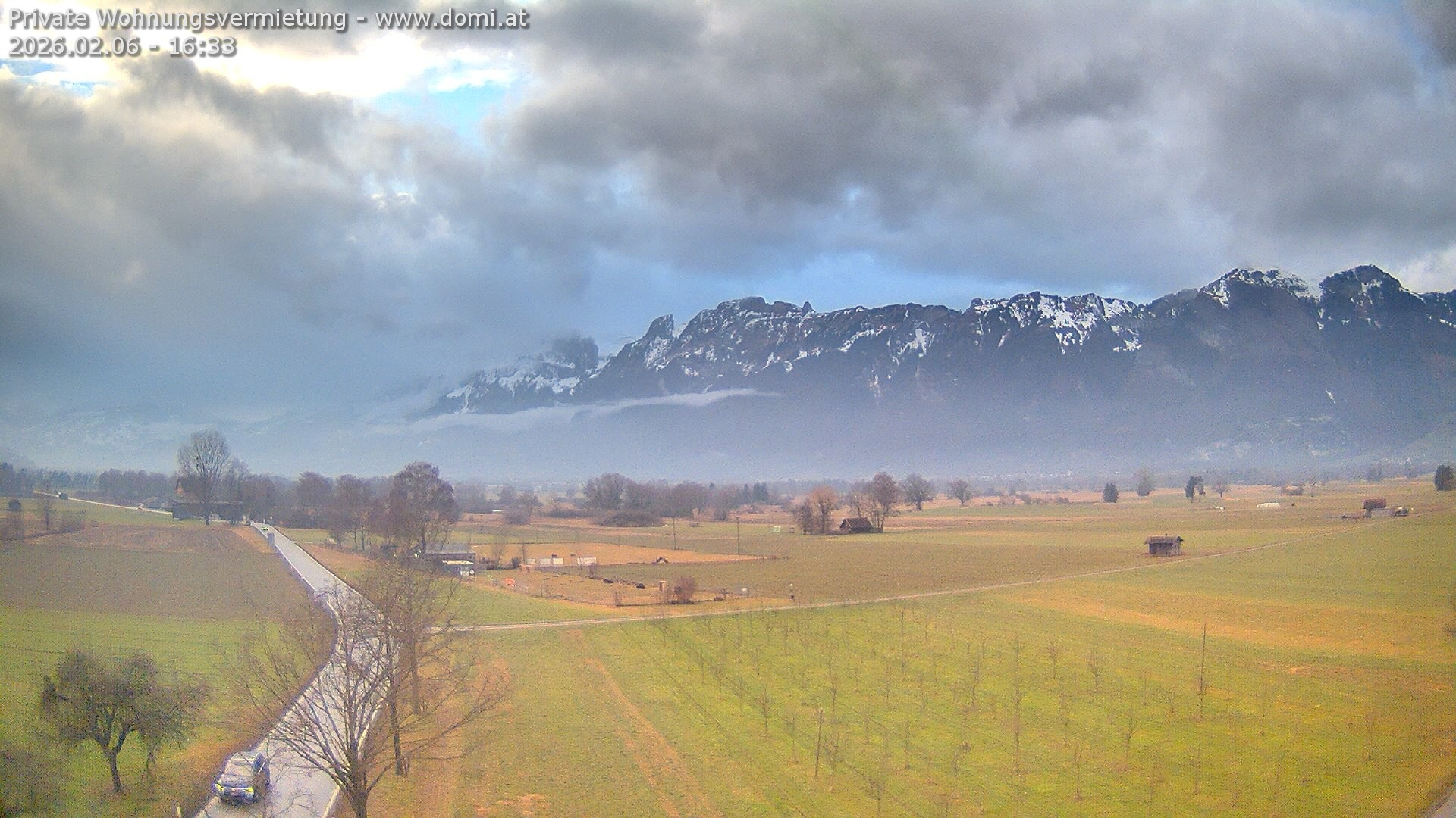Archiv Foto Webcam Ausblick von Feldkirch auf Hohen Kasten, Furgglenfirst und Kamor