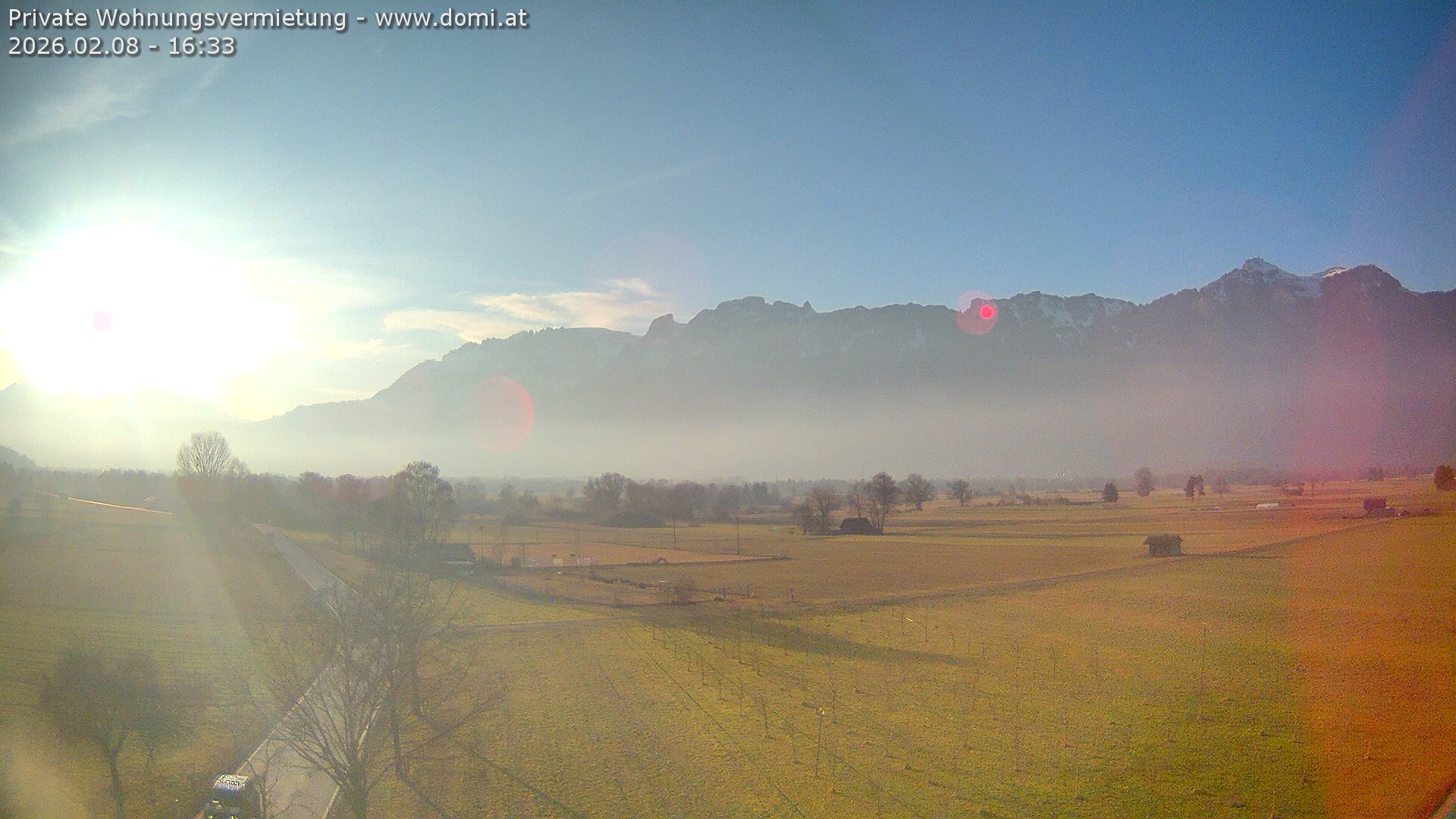 Archiv Foto Webcam Ausblick von Feldkirch auf Hohen Kasten, Furgglenfirst und Kamor