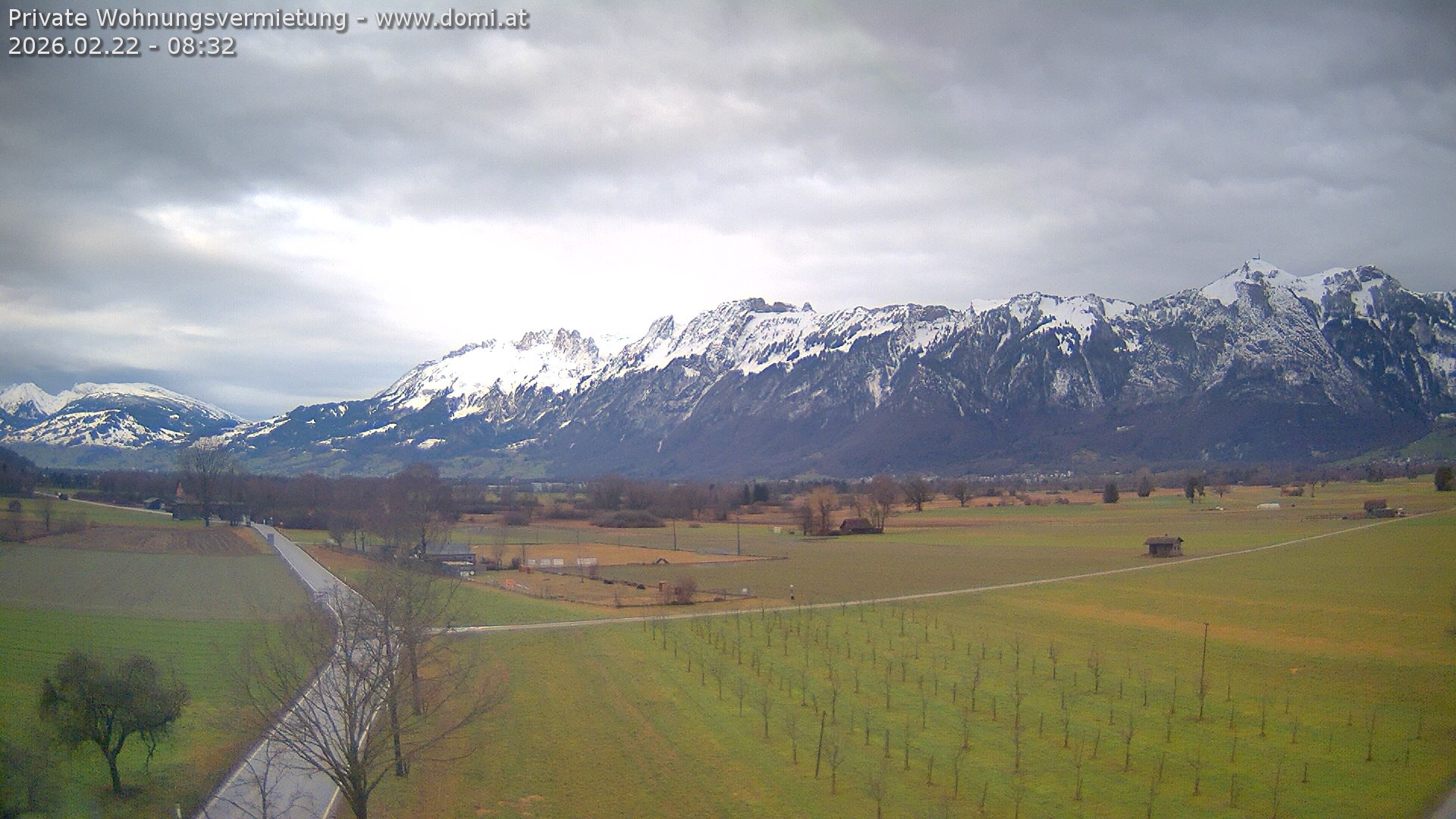 Archiv Foto Webcam Ausblick von Feldkirch auf Hohen Kasten, Furgglenfirst und Kamor