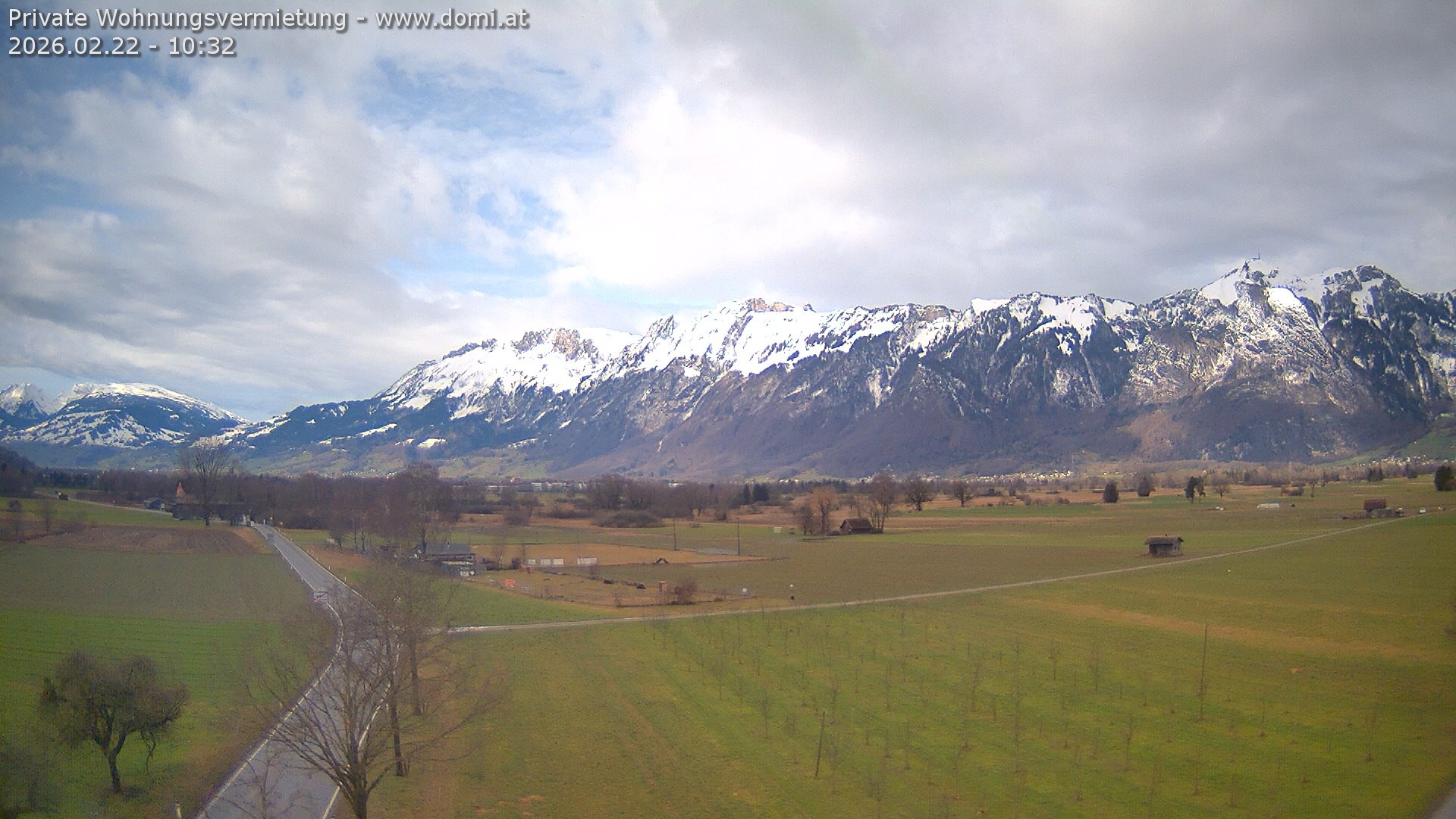 Archiv Foto Webcam Ausblick von Feldkirch auf Hohen Kasten, Furgglenfirst und Kamor