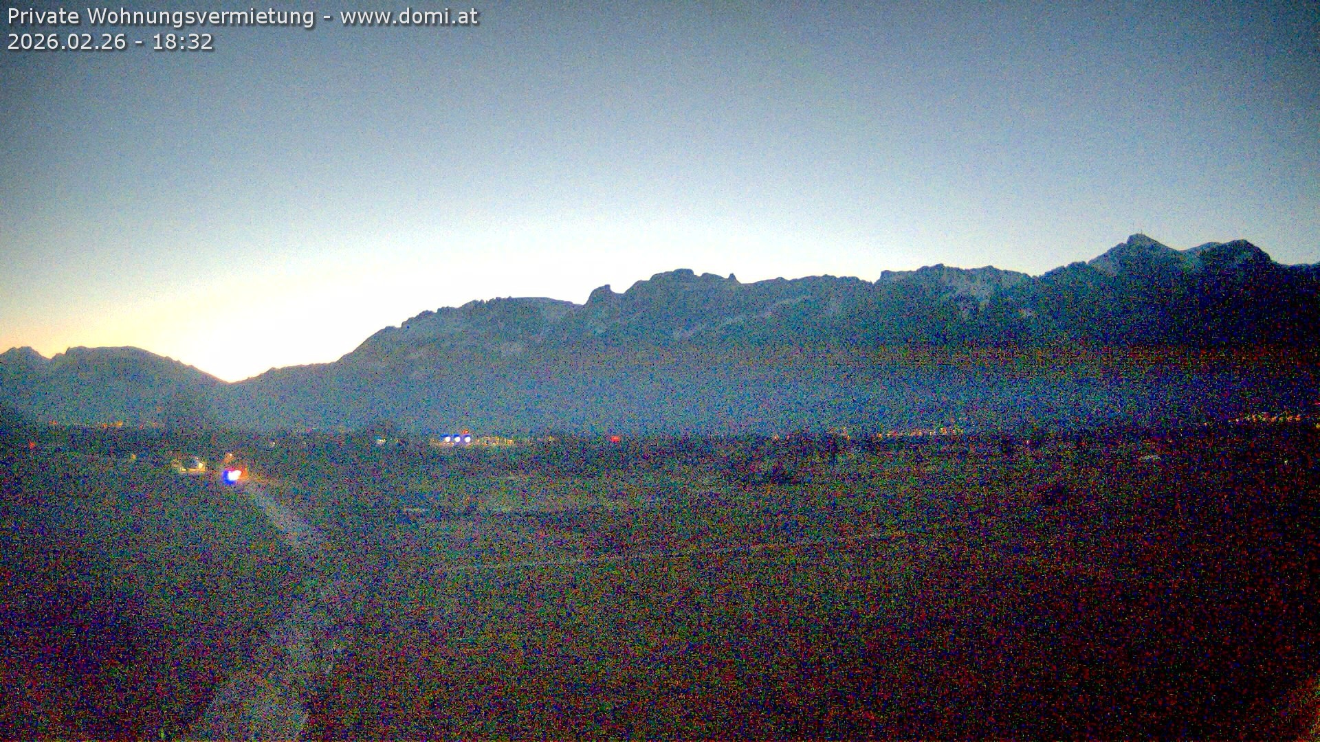 Archiv Foto Webcam Ausblick von Feldkirch auf Hohen Kasten, Furgglenfirst und Kamor