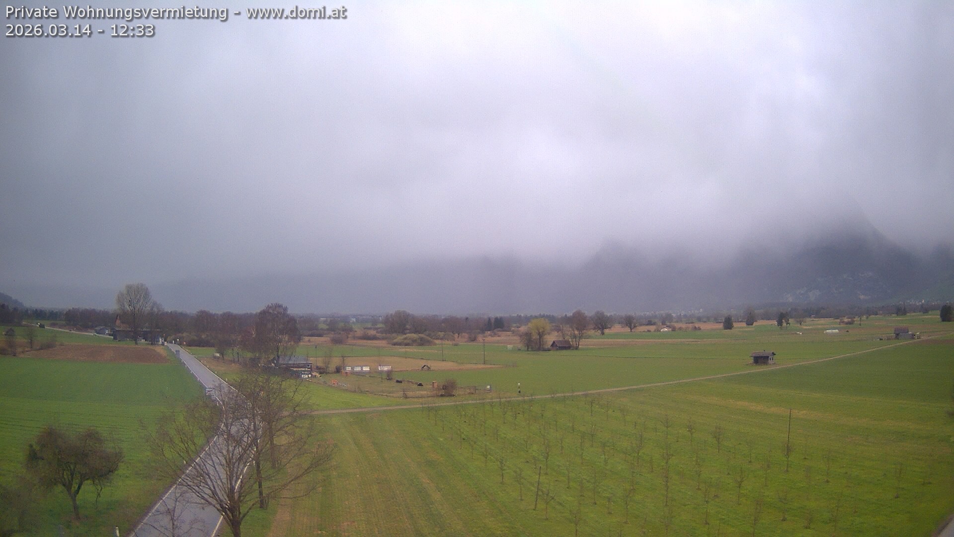 Archiv Foto Webcam Ausblick von Feldkirch auf Hohen Kasten, Furgglenfirst und Kamor