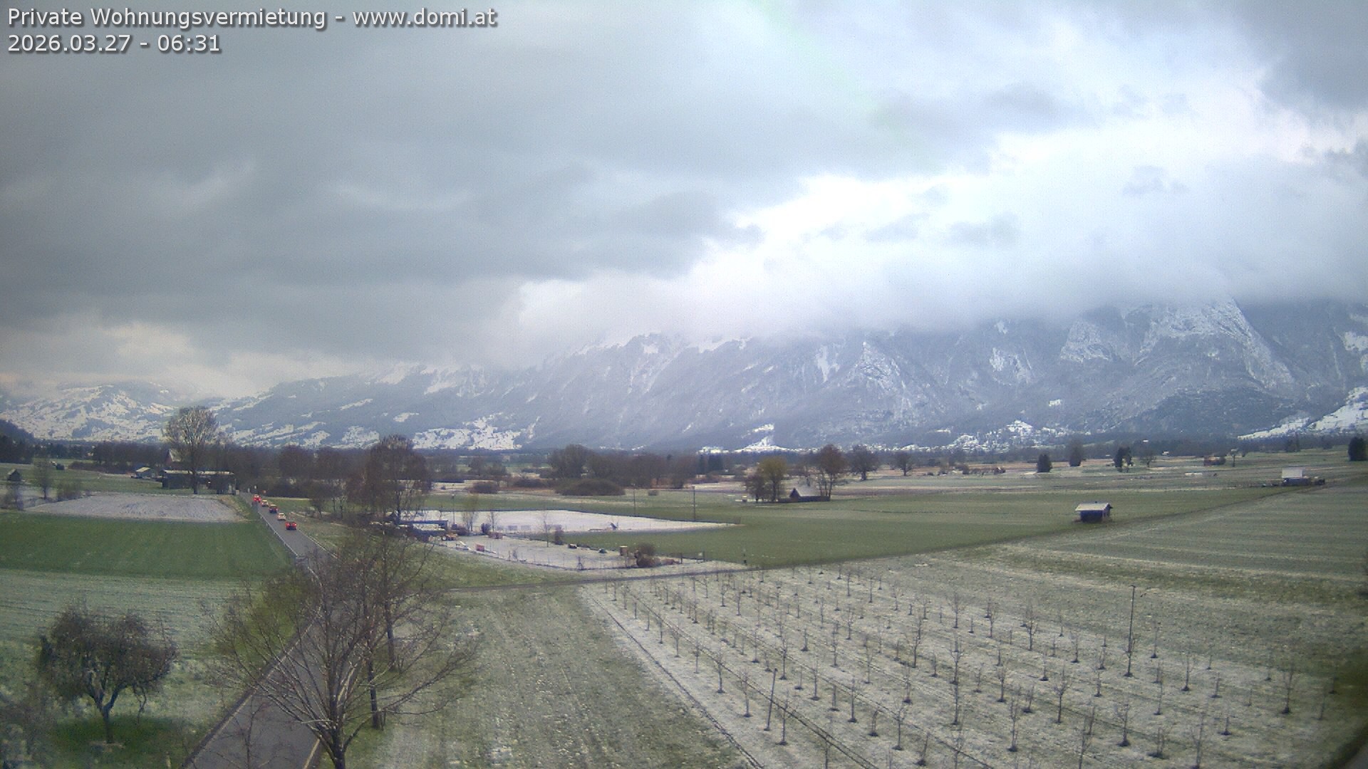 Archiv Foto Webcam Ausblick von Feldkirch auf Hohen Kasten, Furgglenfirst und Kamor