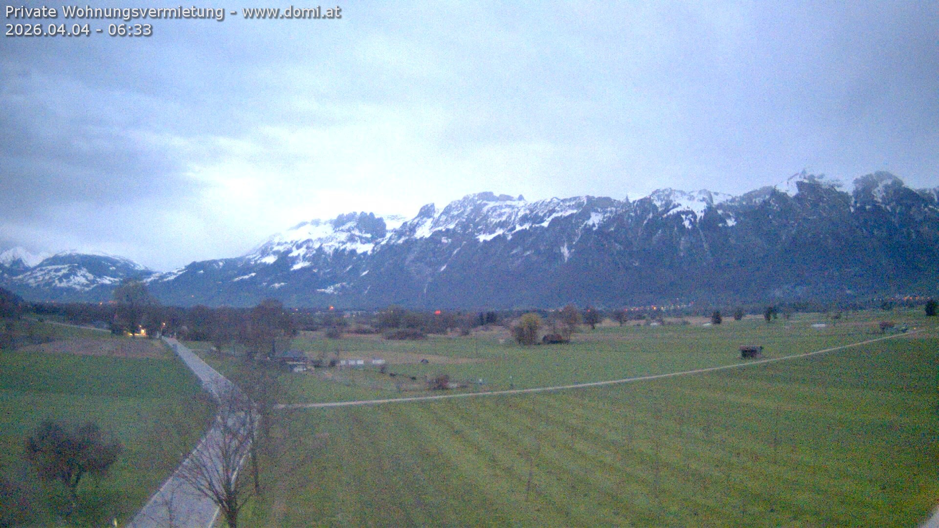 Archiv Foto Webcam Ausblick von Feldkirch auf Hohen Kasten, Furgglenfirst und Kamor
