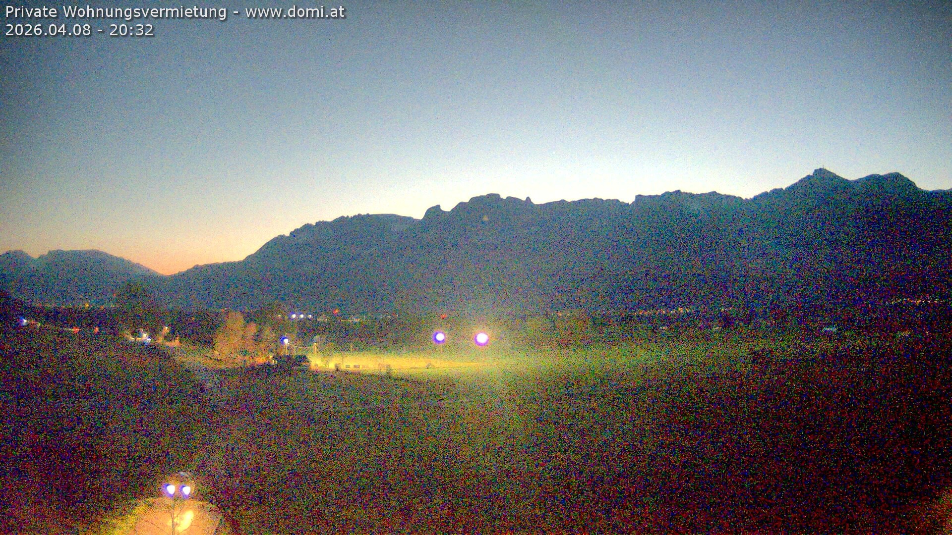 Archived image Webcam View of the Hoher Kasten, Furgglenfirst and Kamor from Feldkirch
