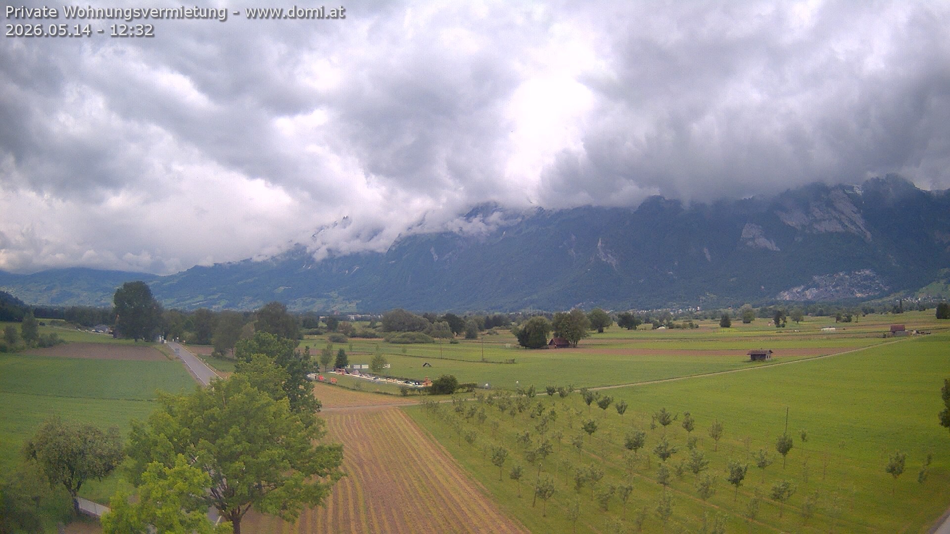 Archiv Foto Webcam Ausblick von Feldkirch auf Hohen Kasten, Furgglenfirst und Kamor