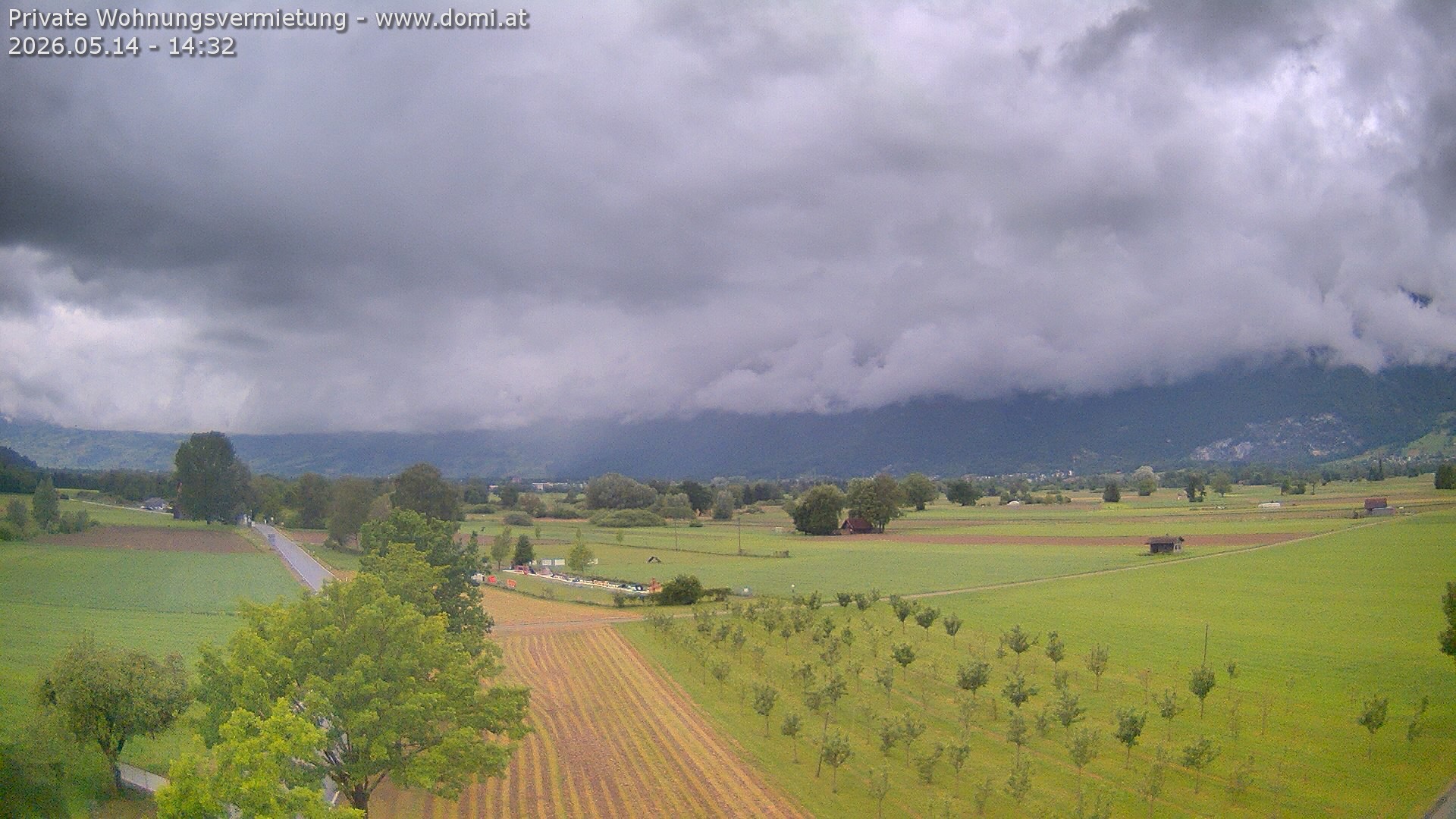 Archiv Foto Webcam Ausblick von Feldkirch auf Hohen Kasten, Furgglenfirst und Kamor