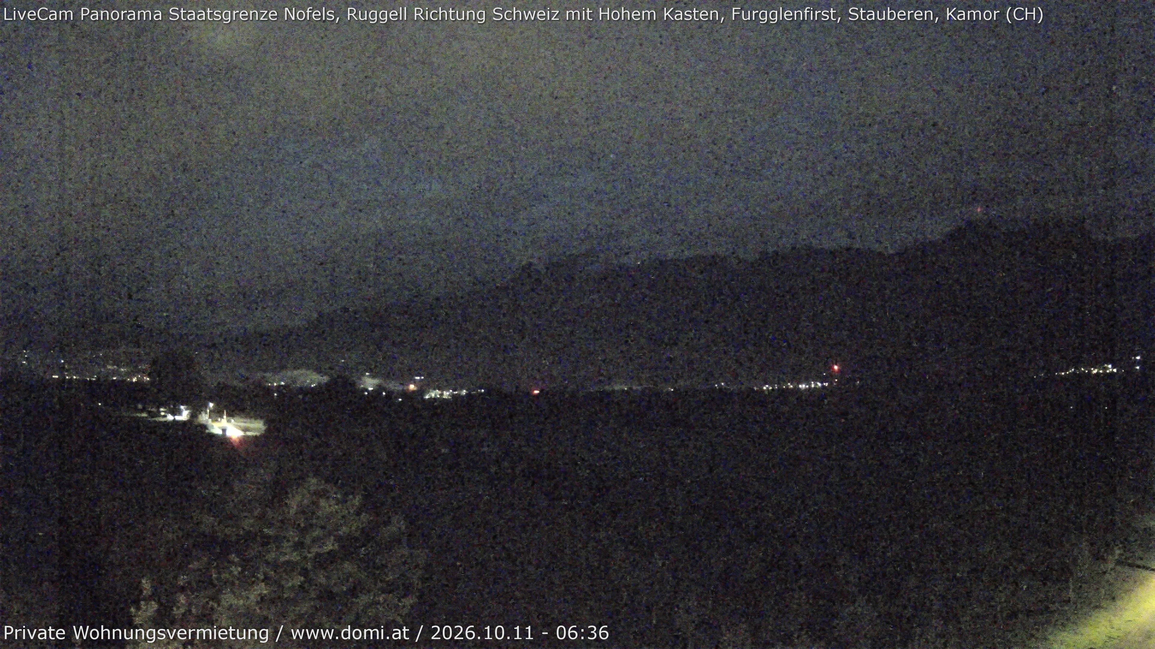 Archiv Foto Webcam Ausblick von Feldkirch auf Hohen Kasten, Furgglenfirst und Kamor