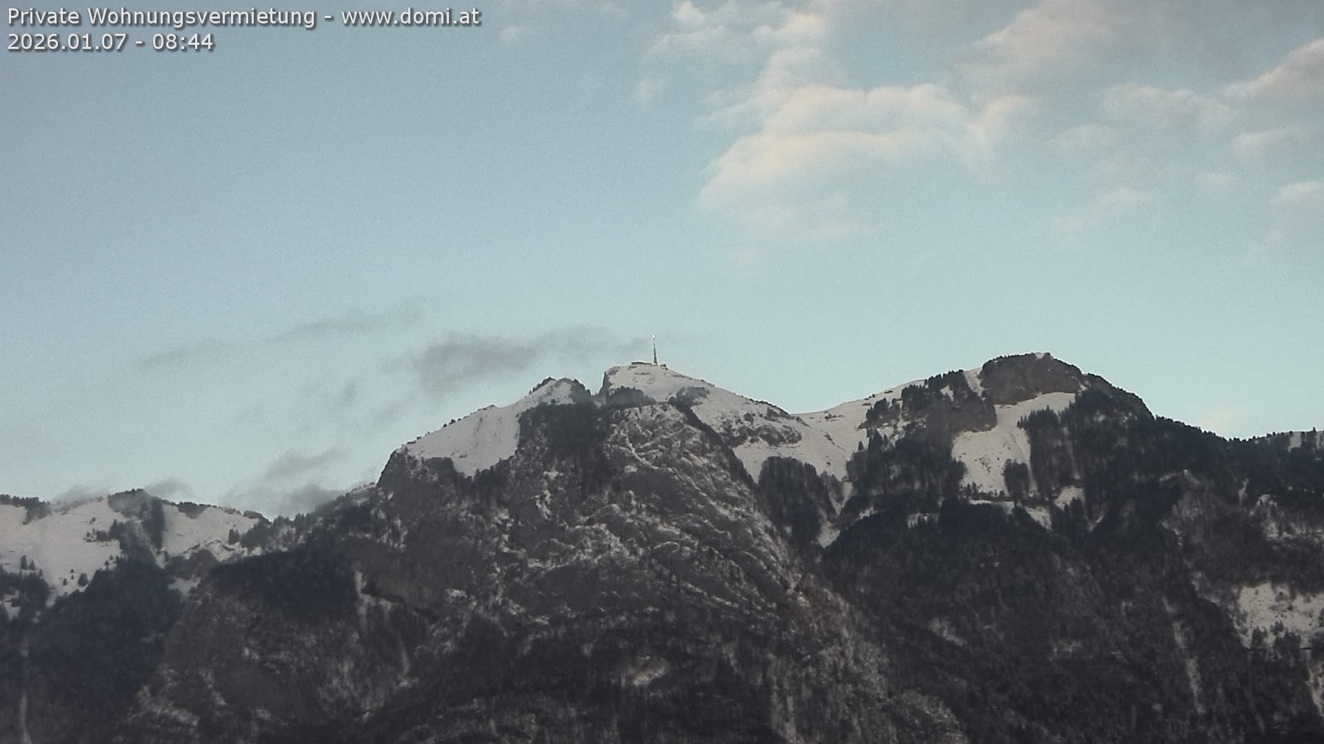 Archiv Foto Webcam Blick von Bangs, Feldkirch auf den Hohen Kasten