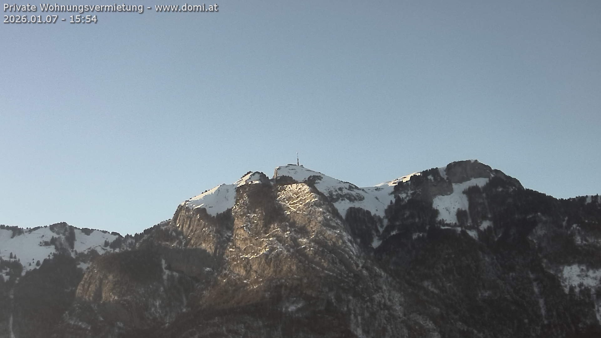 Archiv Foto Webcam Blick von Bangs, Feldkirch auf den Hohen Kasten