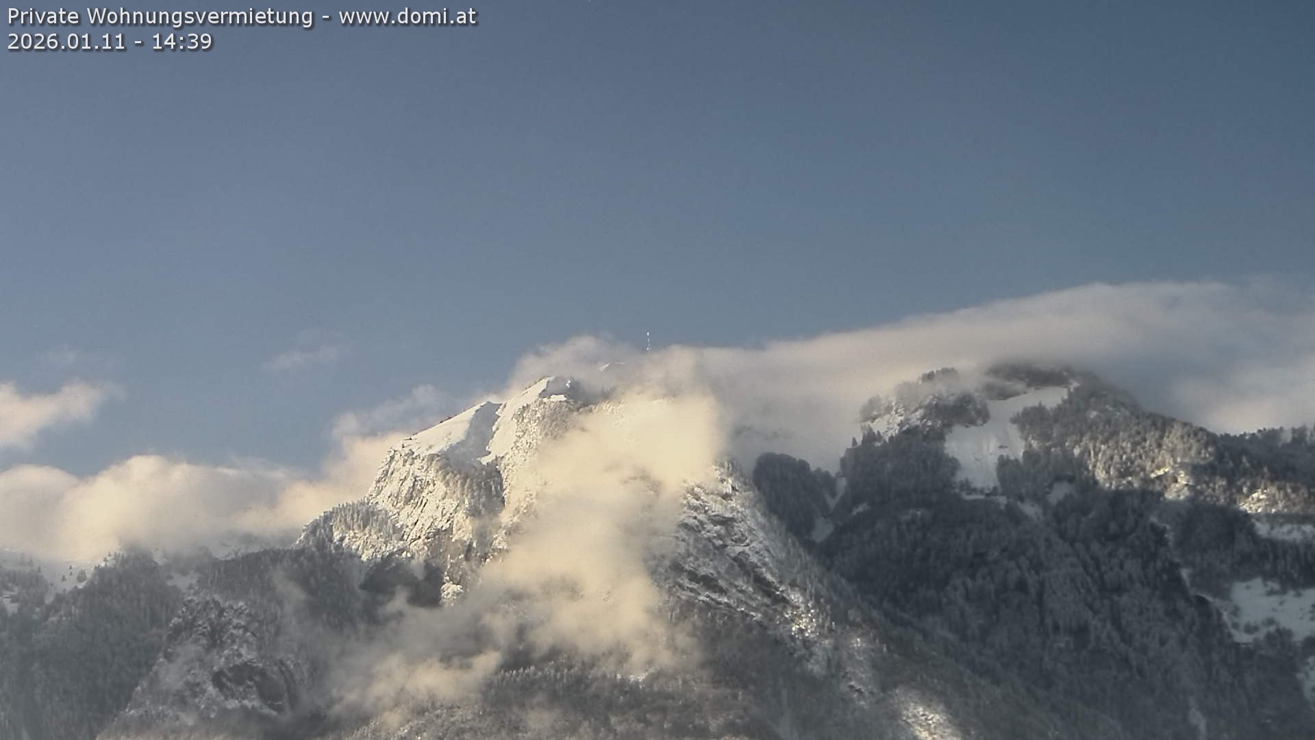 Archiv Foto Webcam Blick von Bangs, Feldkirch auf den Hohen Kasten