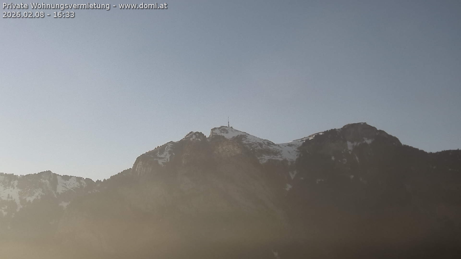 Archiv Foto Webcam Blick von Bangs, Feldkirch auf den Hohen Kasten