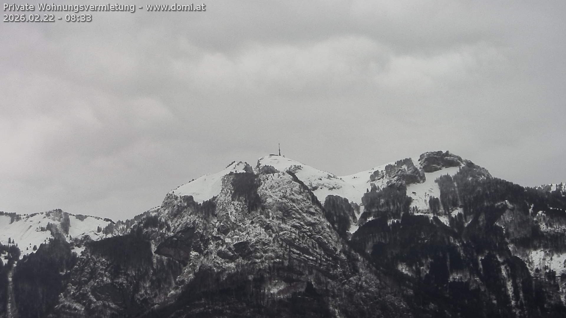 Archiv Foto Webcam Blick von Bangs, Feldkirch auf den Hohen Kasten