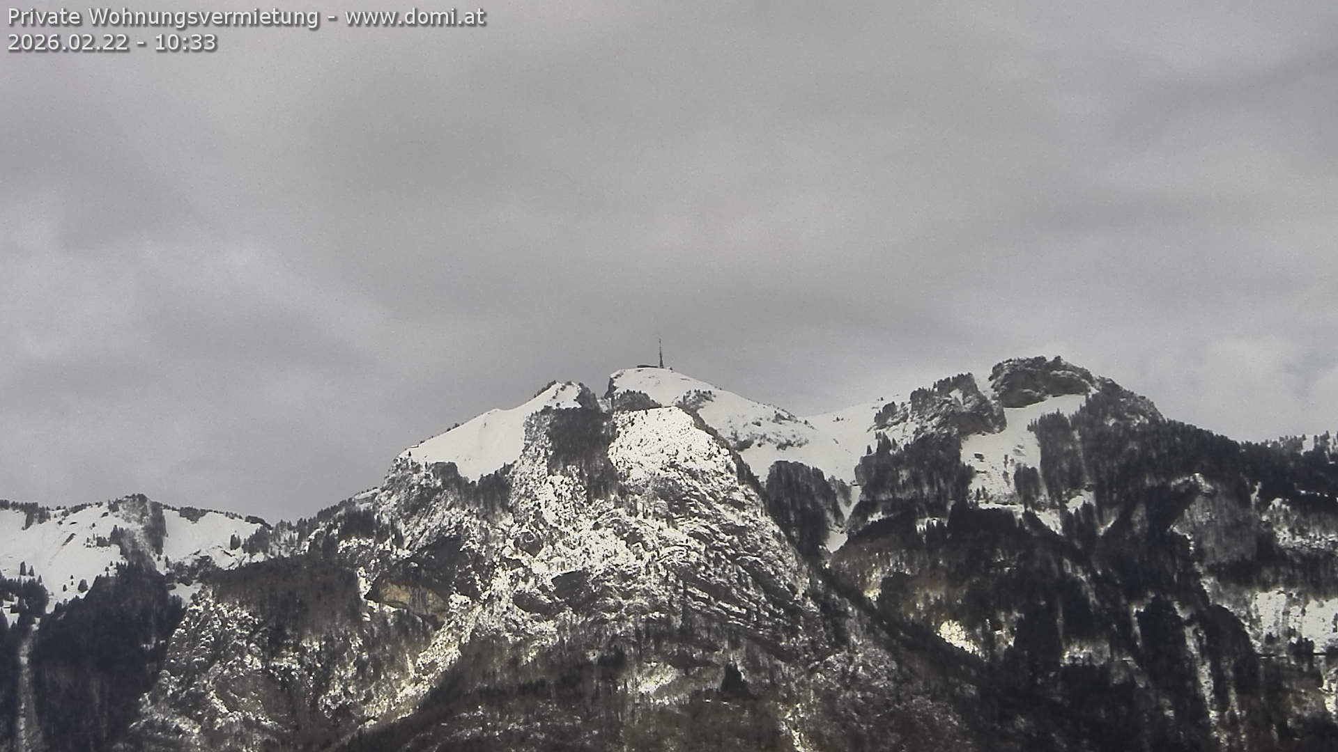 Archiv Foto Webcam Blick von Bangs, Feldkirch auf den Hohen Kasten